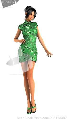Image of Young Chinese Woman