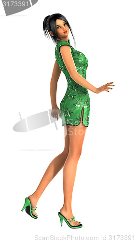 Image of Young Chinese Woman