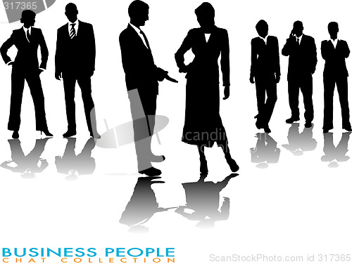 Image of business chat