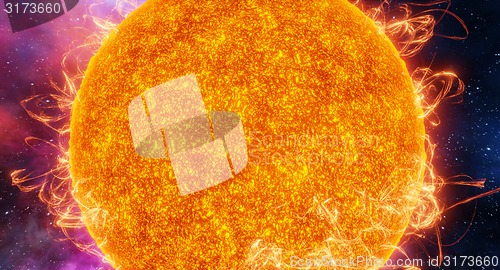 Image of Surface of the sun 