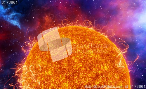 Image of Surface of the sun 