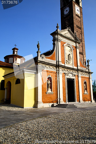 Image of in  the mozzate  old   church    italy  lombardy    