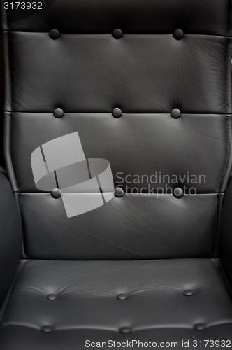 Image of Background leather armchair
