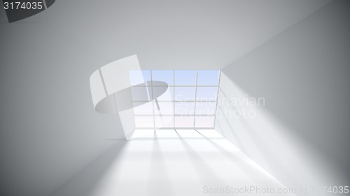 Image of Abstract white room