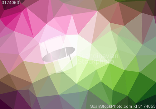 Image of multicolor abstract geometric rumpled triangular low poly style illustration