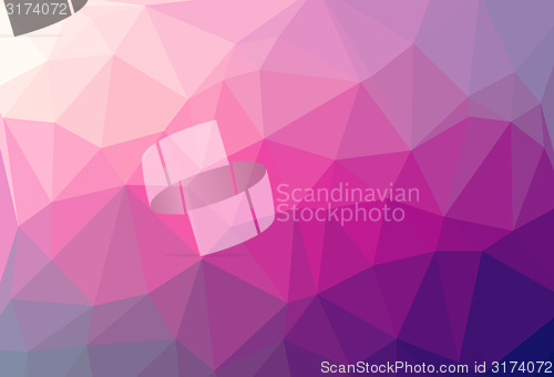 Image of multicolor abstract geometric rumpled triangular low poly style illustration