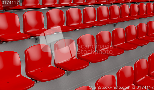 Image of Red chairs