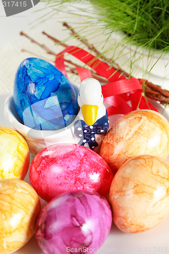 Image of Easter eggs