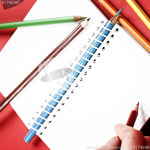 Image of Pencil and agenda