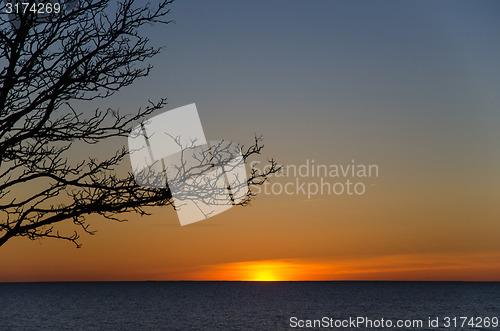 Image of Nordic sunset