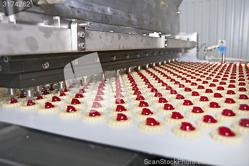 Image of Production cookie in factory