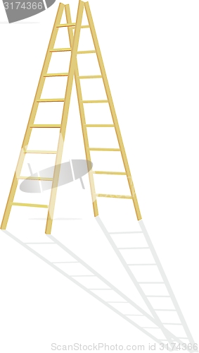 Image of Wood Step-ladder