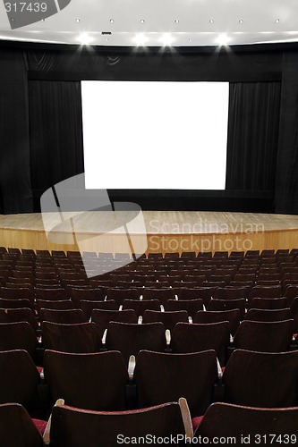 Image of empty cinema screen