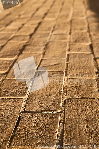 Image of brick  the  legnano  street lombardy italy  varese  