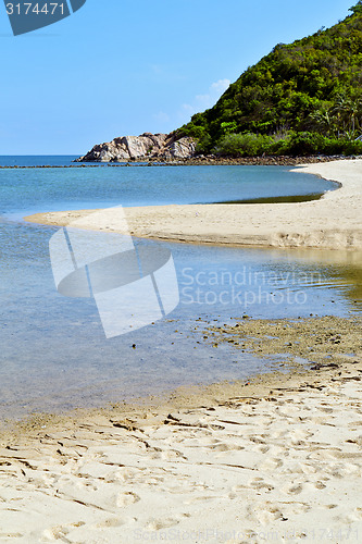 Image of asia in  kho phangan thailand bay isle beach     