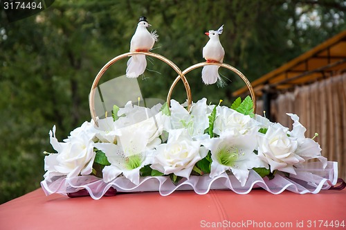 Image of Wedding car decoration