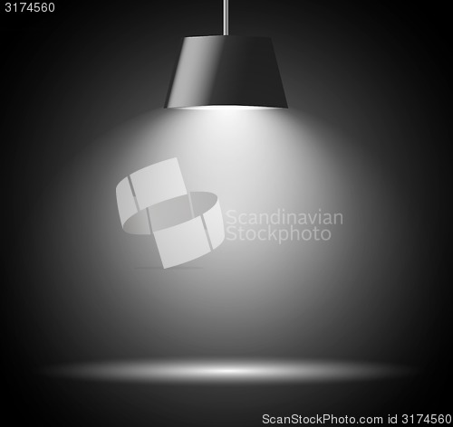 Image of Abstract background with spot light