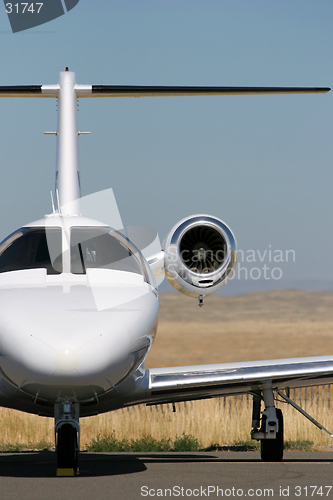 Image of private jet