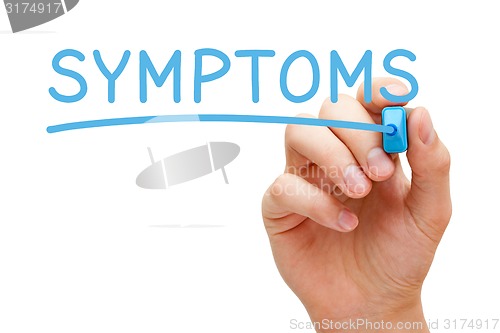 Image of Symptoms Blue Marker