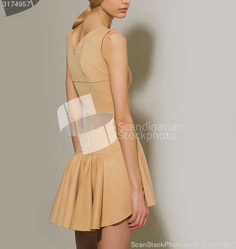 Image of Fashion photo of woman. Girl posing. 
