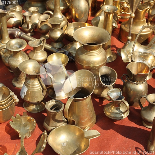 Image of Brass pots