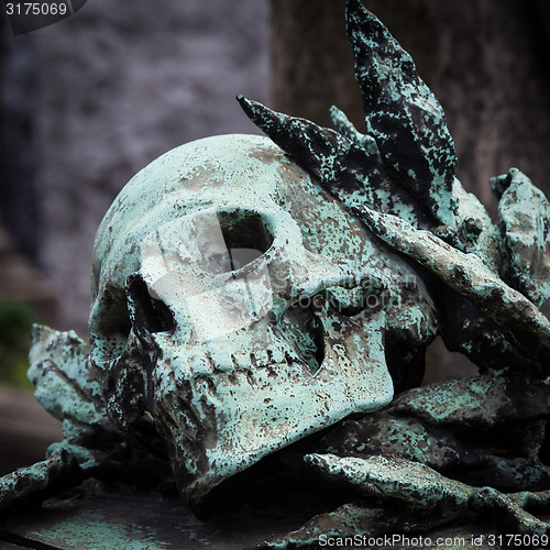 Image of Old Cemetery statue