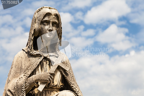 Image of Old cemetery statue