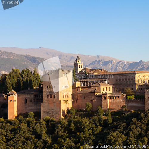 Image of Alhambra in Granada - Spain