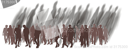 Image of A large Group of People