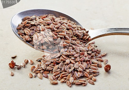 Image of flax seeds