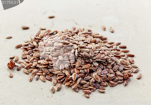 Image of flax seeds