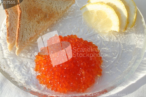 Image of Red Russian caviar