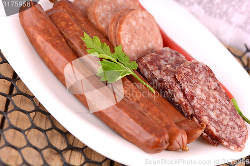 Image of slices of salame from tuscany