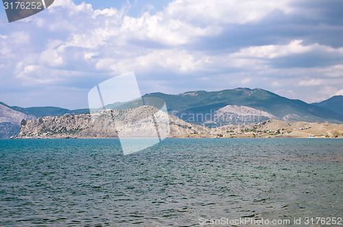 Image of mountainous coastline