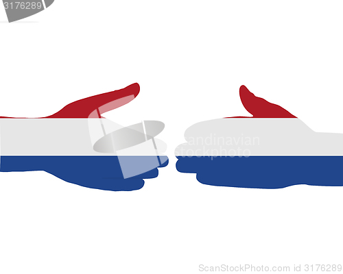 Image of Dutch handshake