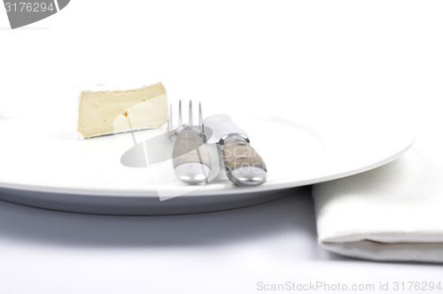 Image of Soft cheese on plate