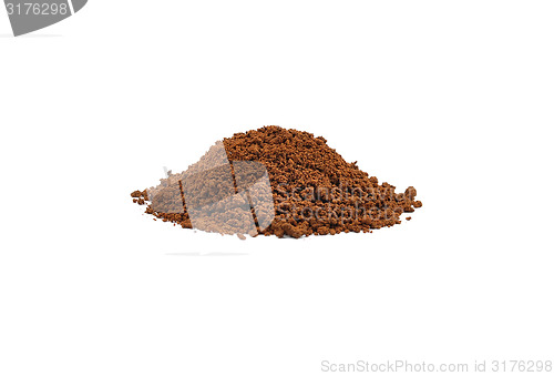 Image of Instant coffee on white