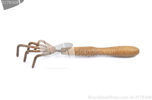 Image of Hand rake on white