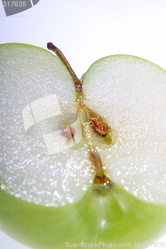 Image of Cut Green Apple