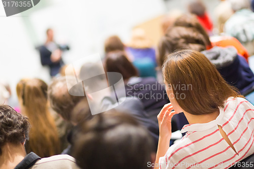 Image of Audience in the lecture hall.