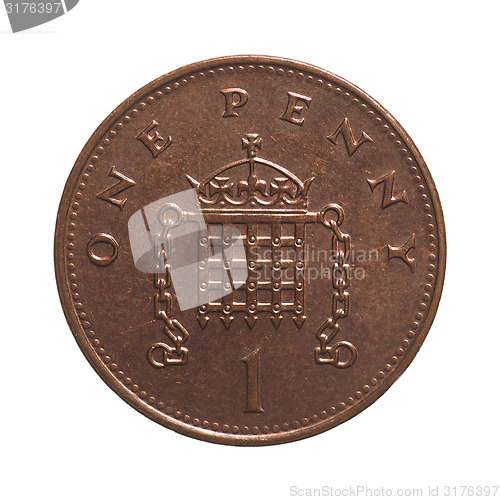 Image of One penny coin