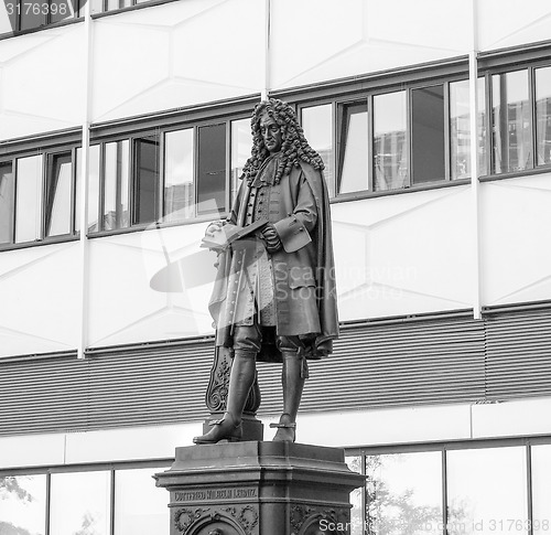 Image of  Leibniz Denkmal Leipzig 