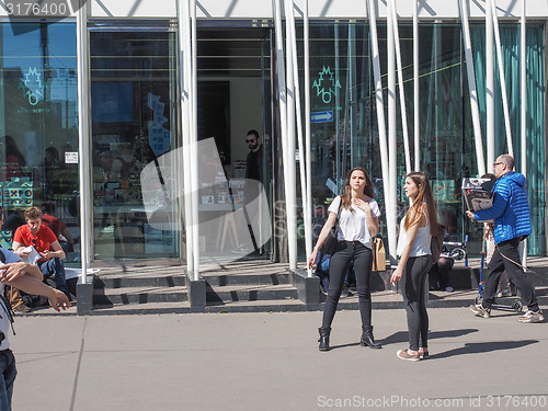 Image of Expo Milano 2015 flags