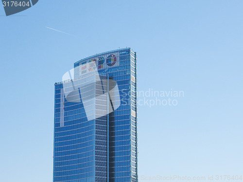 Image of Skyscrapers in Milan Italy