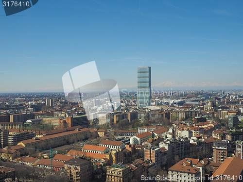 Image of Milan aerial view