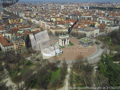 Image of Milan aerial view