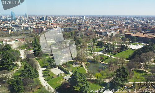 Image of Milan aerial view