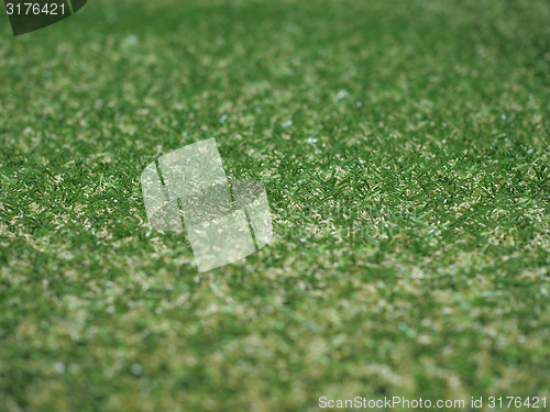 Image of Green artificial synthetic grass meadow background