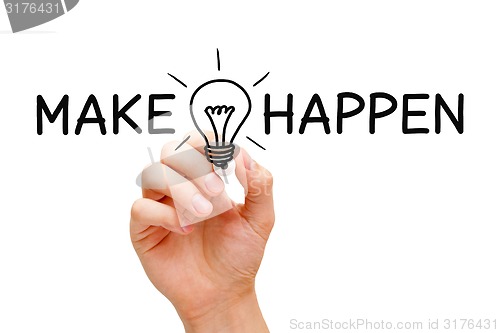 Image of Make Ideas Happen Concept