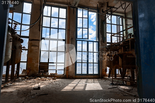 Image of Large glas window